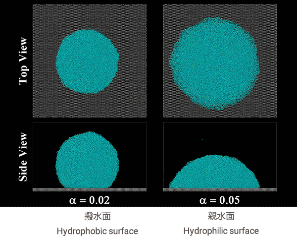 Influences of nanostrutures on  frost formation